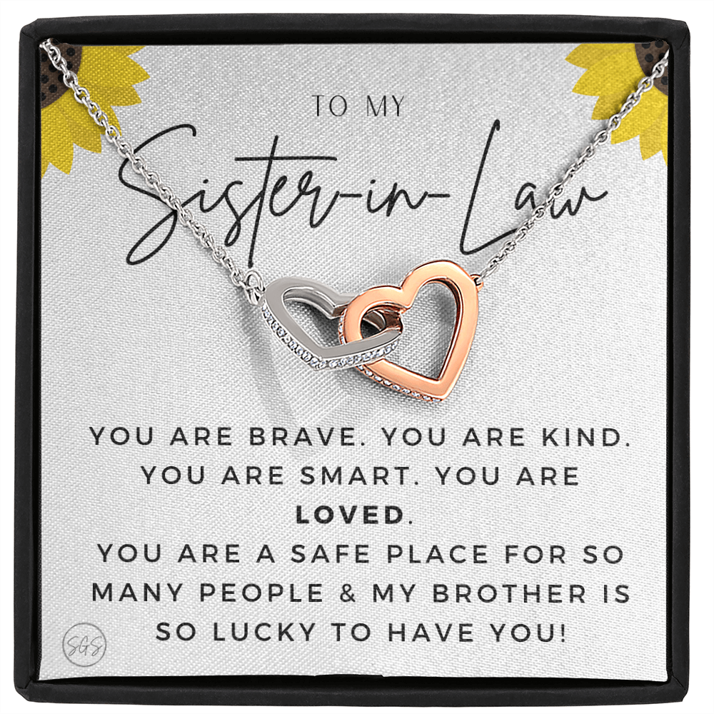 Sister-in-Law Gifts | Husband's Sister, Wife's Sister, Christmas Gift for Sister in Law, Birthday, Wedding, Future Sister Necklace 1103hHA