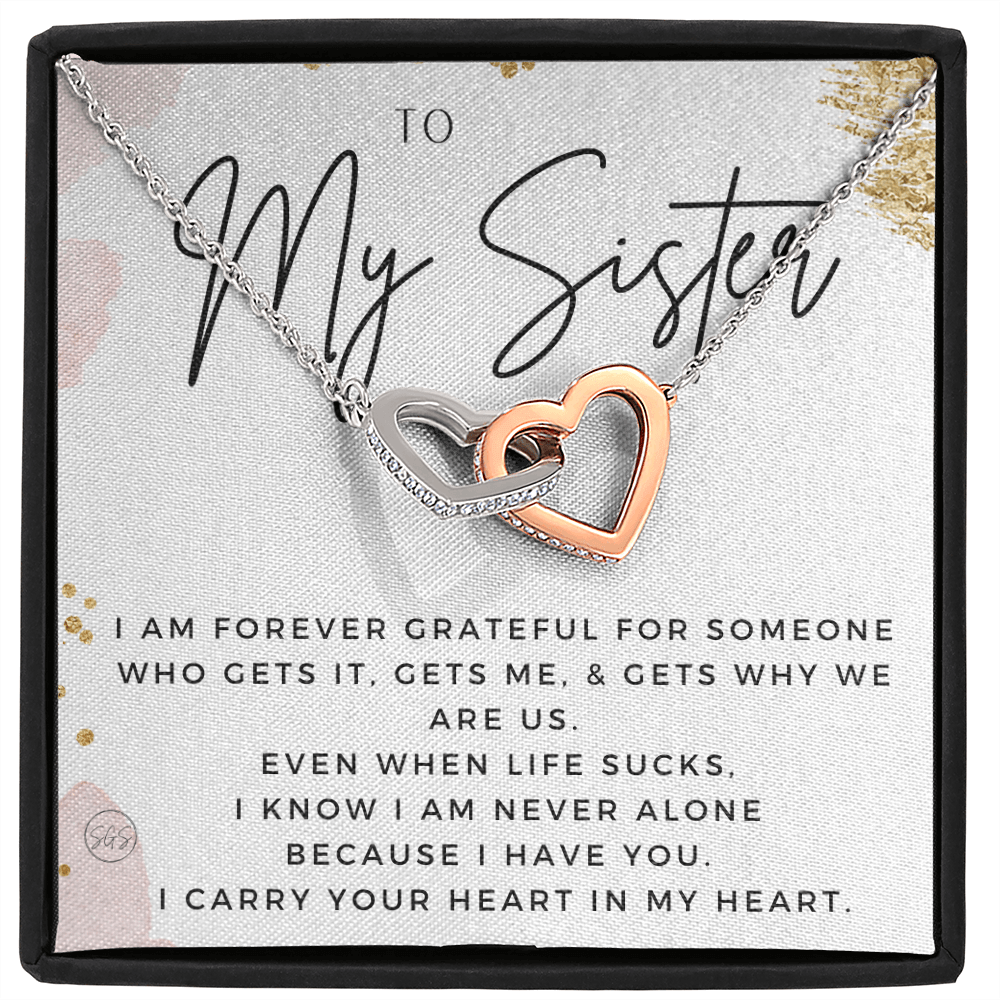 Gift for My Sister | You Are My Person, Thank You, Birthday, Sisters, Wedding, Christmas Gift to Sister From Sister, Sister-in-Law 1113dHA