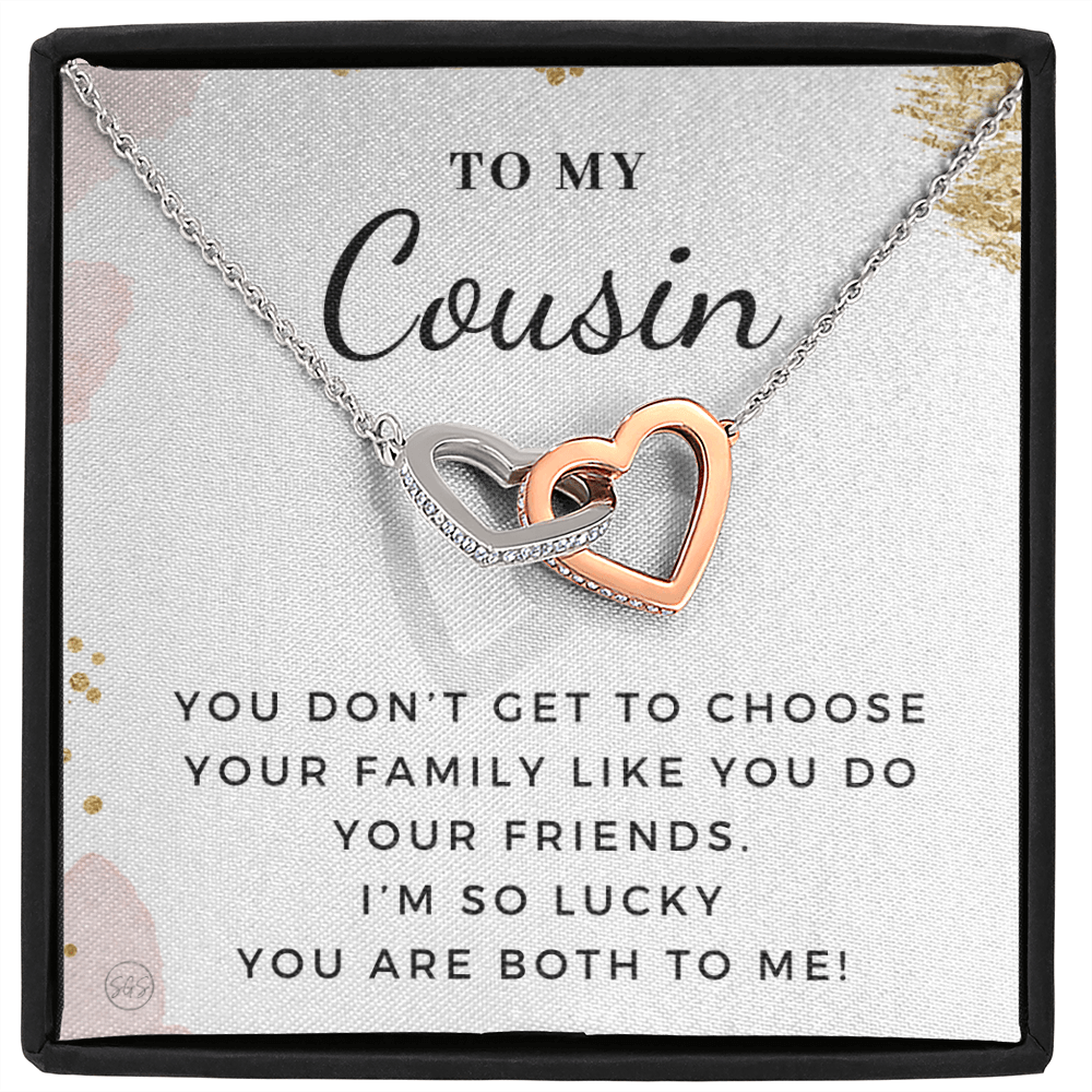 Gift for Cousin | Cousin Crew Necklace, Cousins and Best Friends, I Miss You Present, Gift for Birthday, Graduation, Thinking of You 2401aH