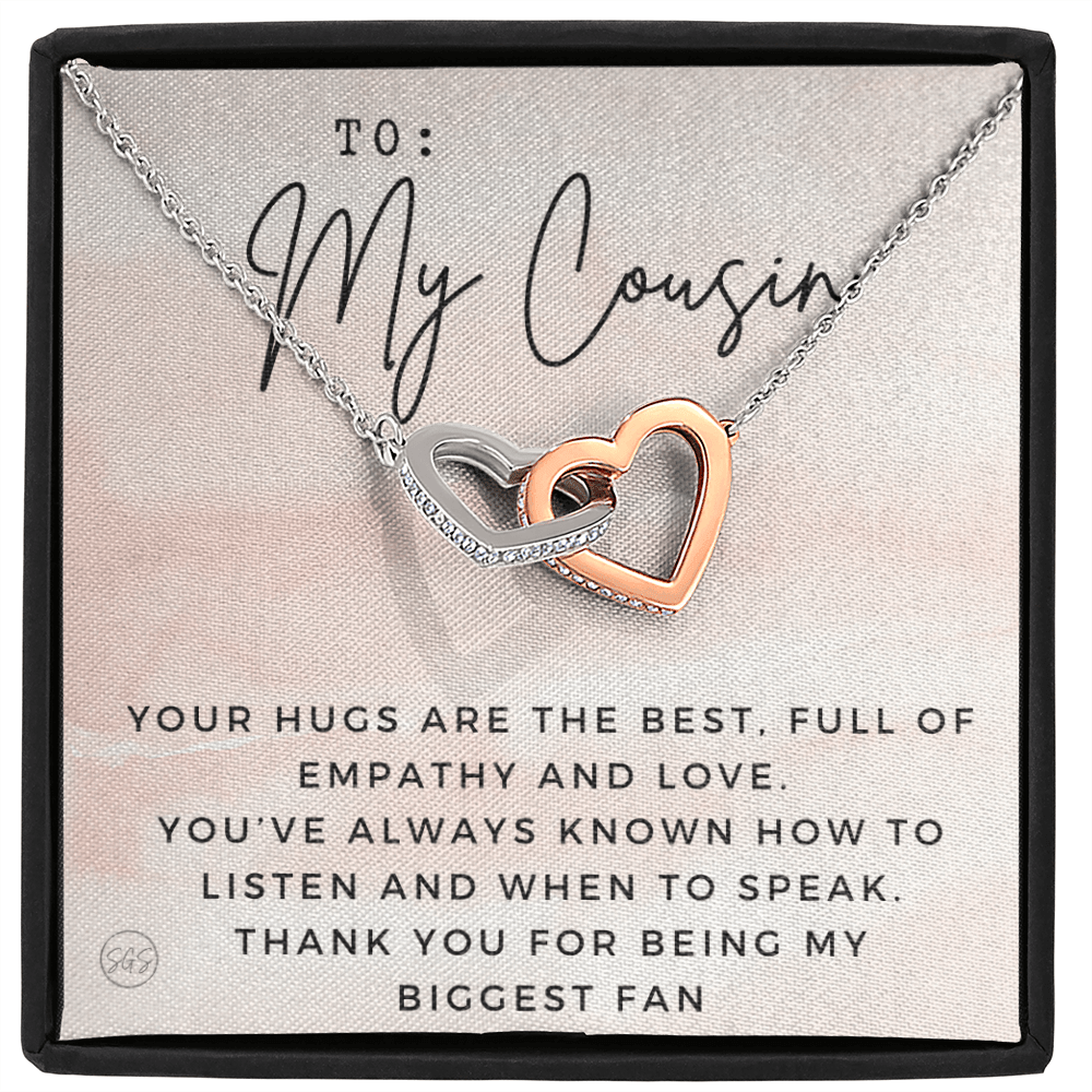 Gift for Cousin | Cousin Crew Necklace, Cousins and Best Friends, I Miss You Present, Gift for Birthday, Graduation, Thinking of You 2414H