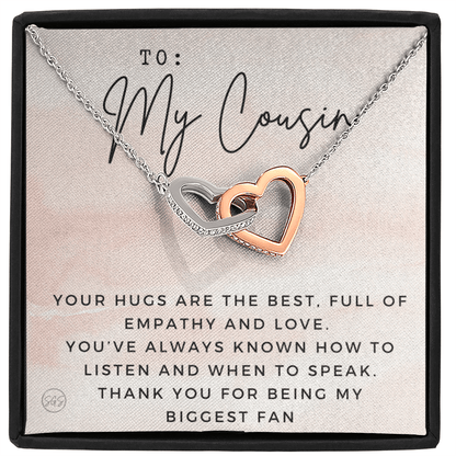 Gift for Cousin | Cousin Crew Necklace, Cousins and Best Friends, I Miss You Present, Gift for Birthday, Graduation, Thinking of You 2414H