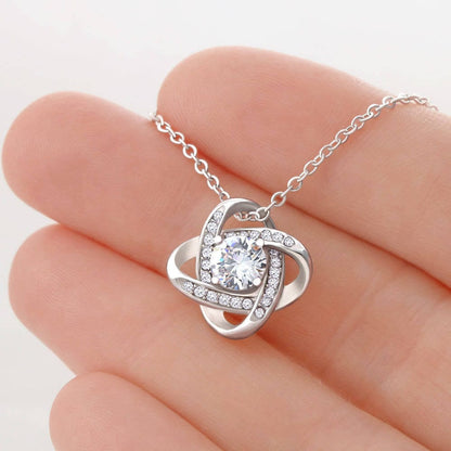 Sisters Born Into Our Hearts - Baby's Breath Love Knot