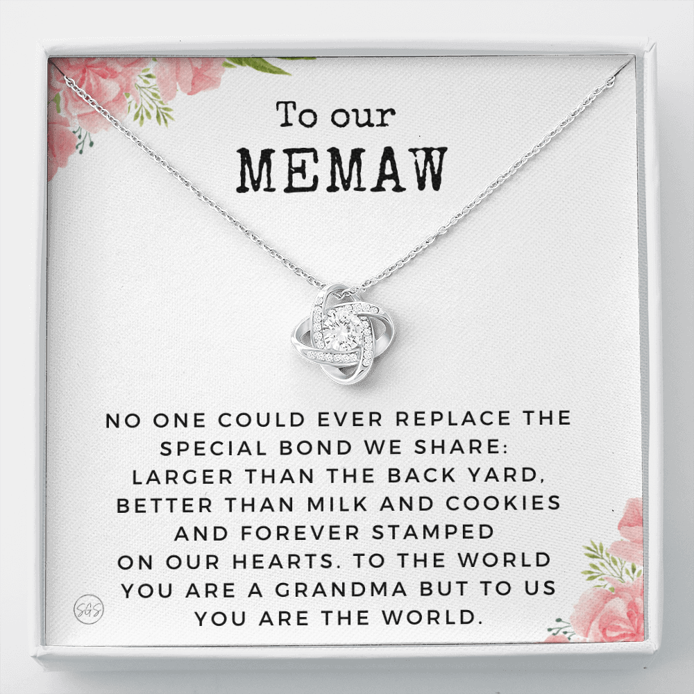 1119wb Necklace Love Knot