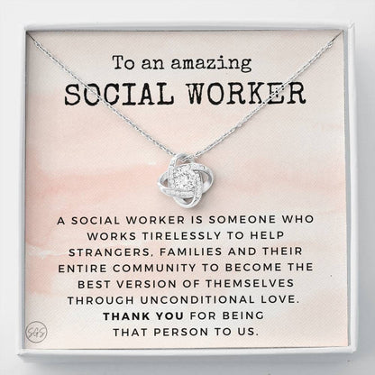0922f social worker.png Necklace Love Knot