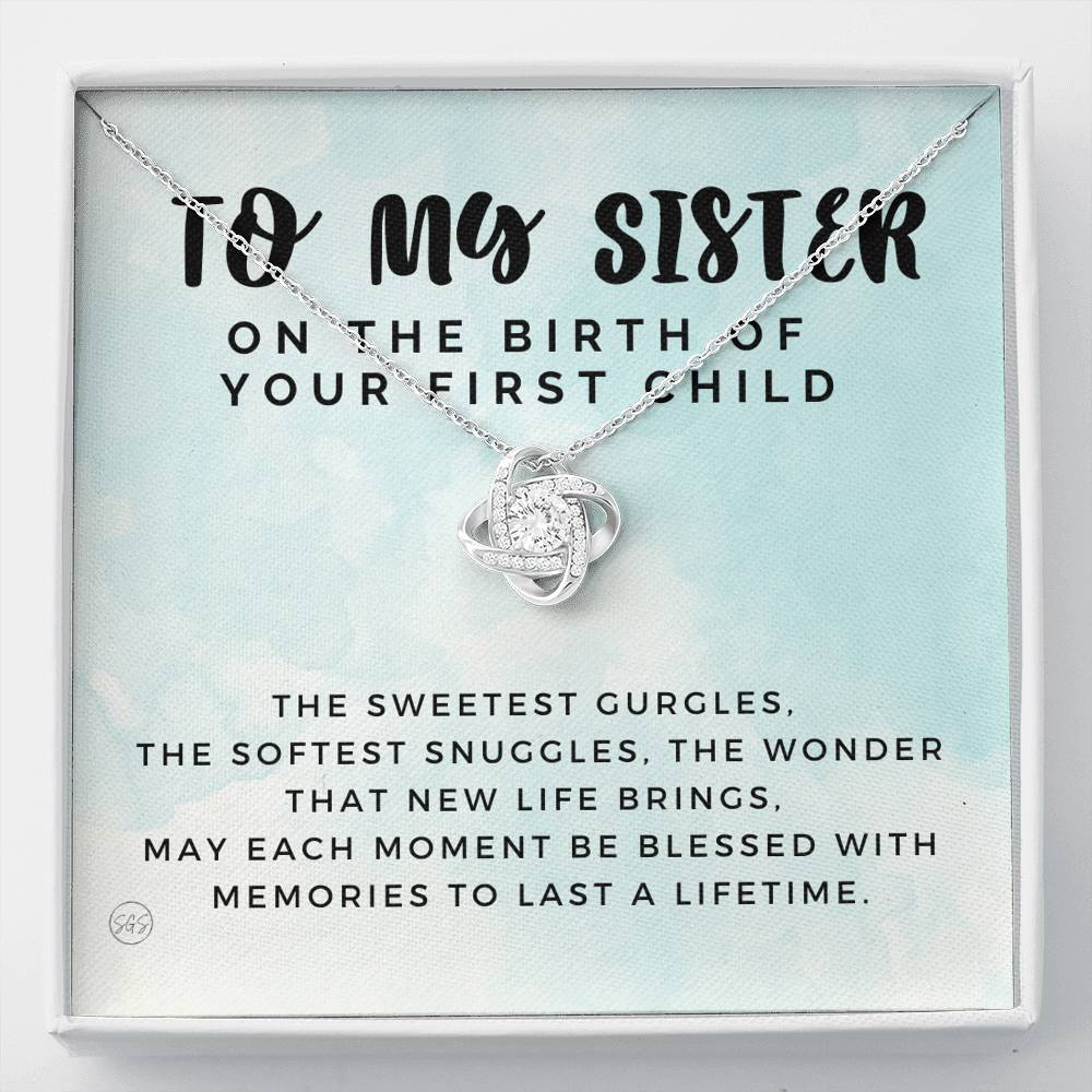 sister first child 0709r Necklace Love Knot