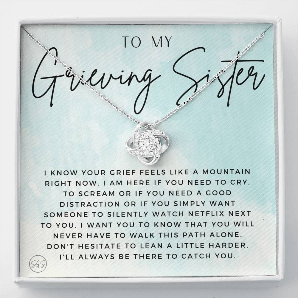 grieving sis 0723a Necklace Love Knot