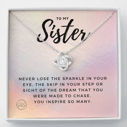 sister sparkle 0707l Necklace Love Knot