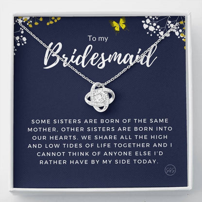 Bridesmaid 0712a Necklace Love Knot