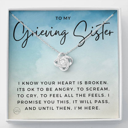 grieving sister 0709c Necklace Love Knot