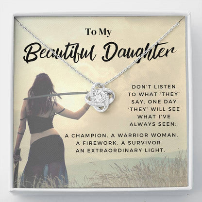 daughter 0721d Necklace Love Knot