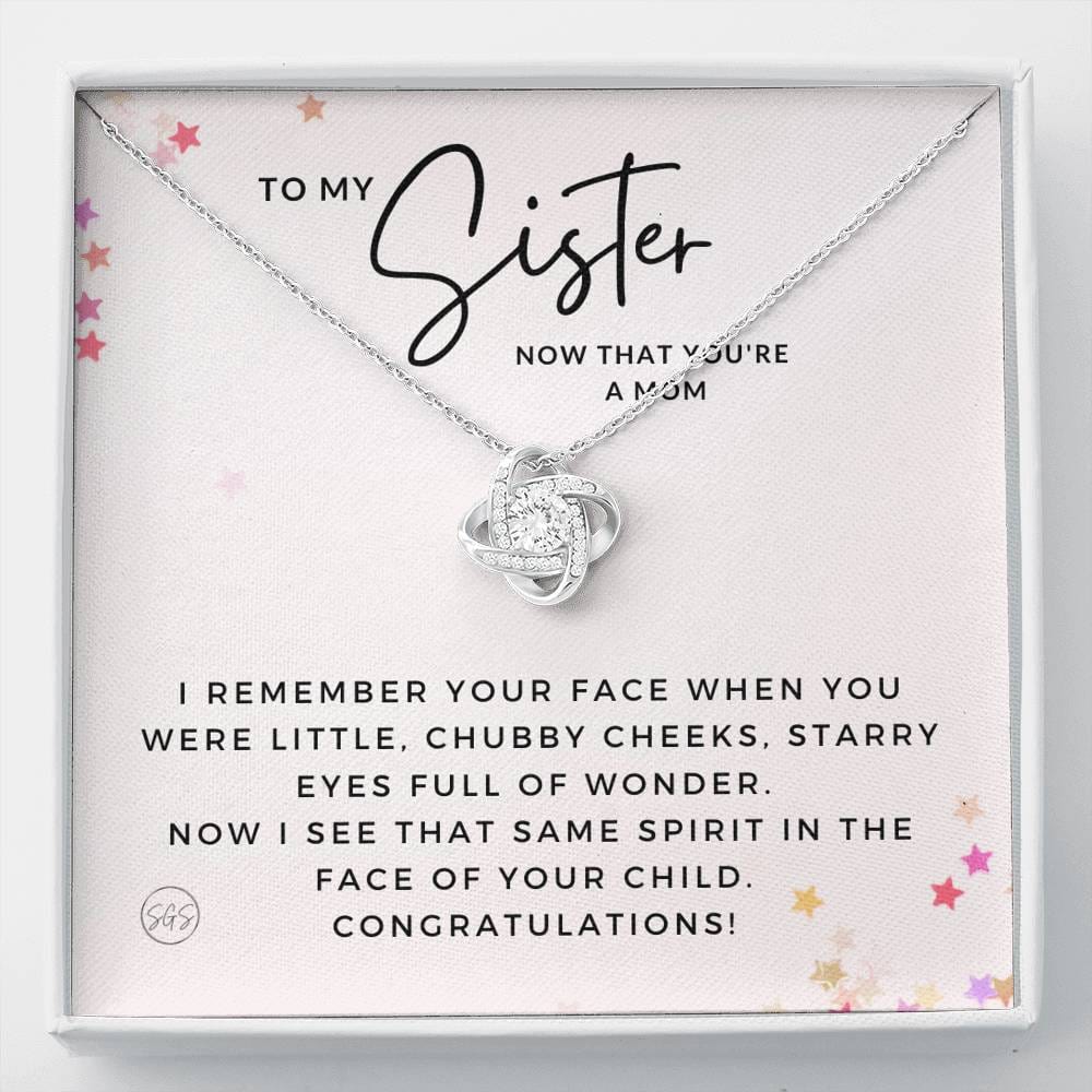 Sister New Mom 0705J Necklace Love Knot