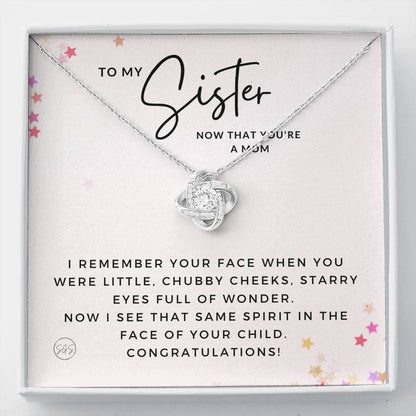 Sister New Mom 0705J Necklace Love Knot