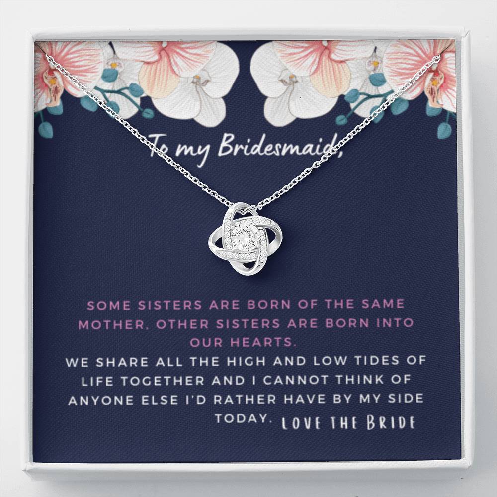 Sisters Born Into Our Hearts - Orchid Love Knot