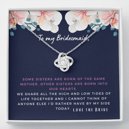 Sisters Born Into Our Hearts - Orchid Love Knot