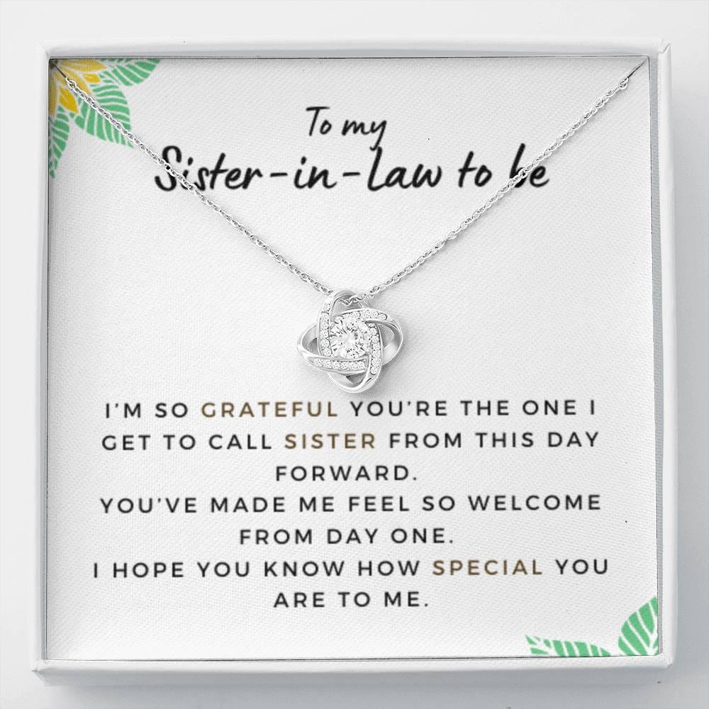 SisterinlawtoBeGrateful Necklace Love Knot