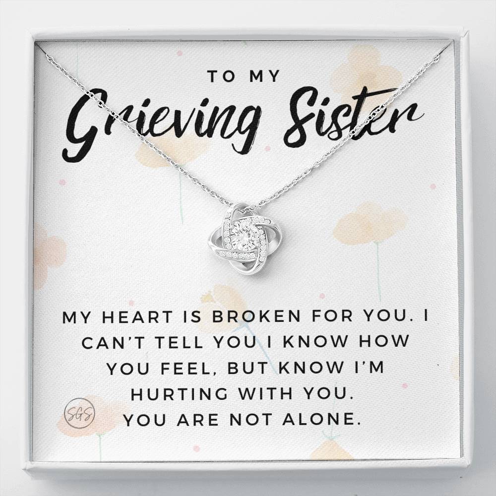 grieving sister 0709d Necklace Love Knot