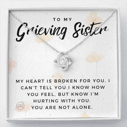 grieving sister 0709d Necklace Love Knot