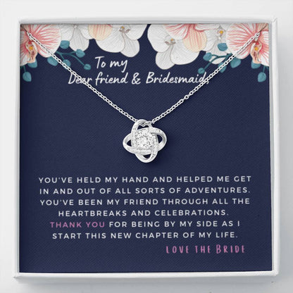 Held my hand through it all - Orchid Love Knot