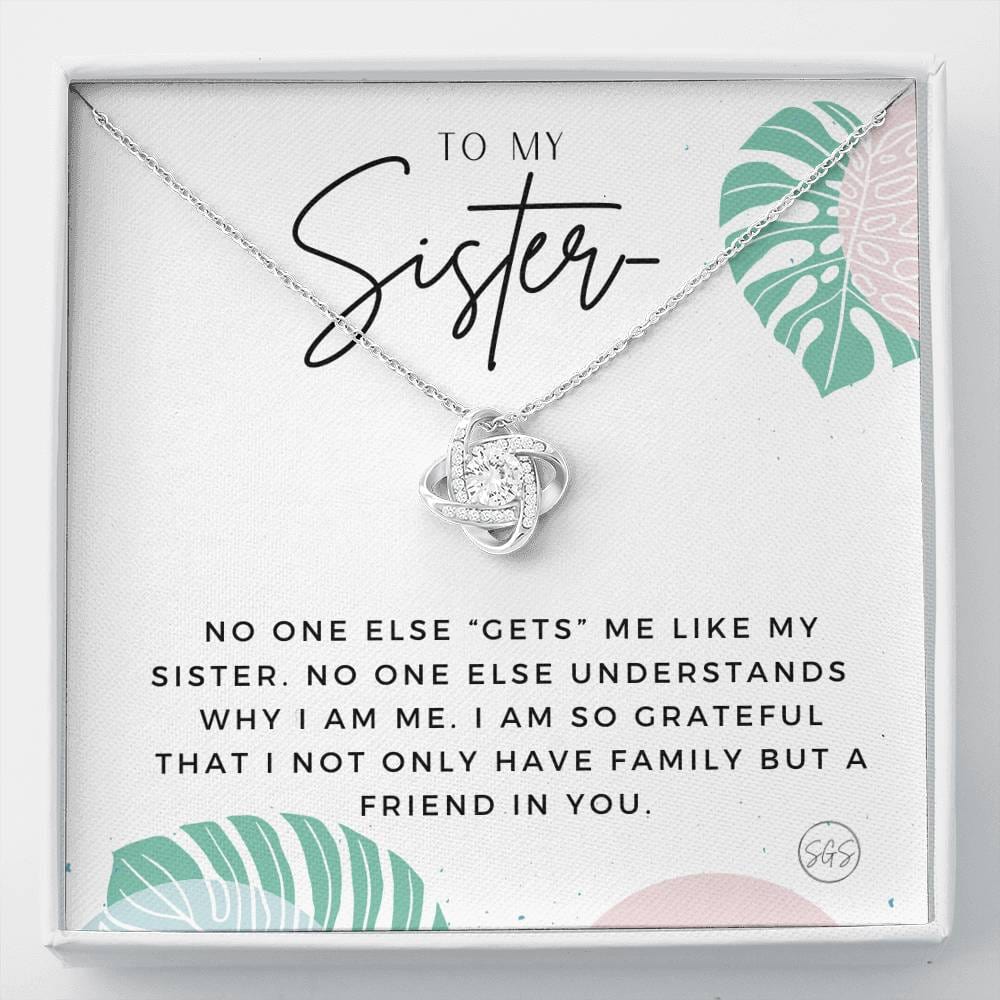 Sister 0705N Necklace Love Knot