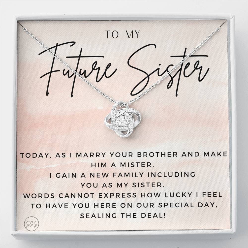 Future Sister 0728a Necklace Love Knot