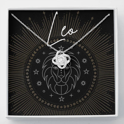 leo Necklace Love Knot