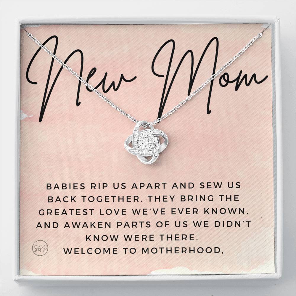 new mom 0709m Necklace Love Knot