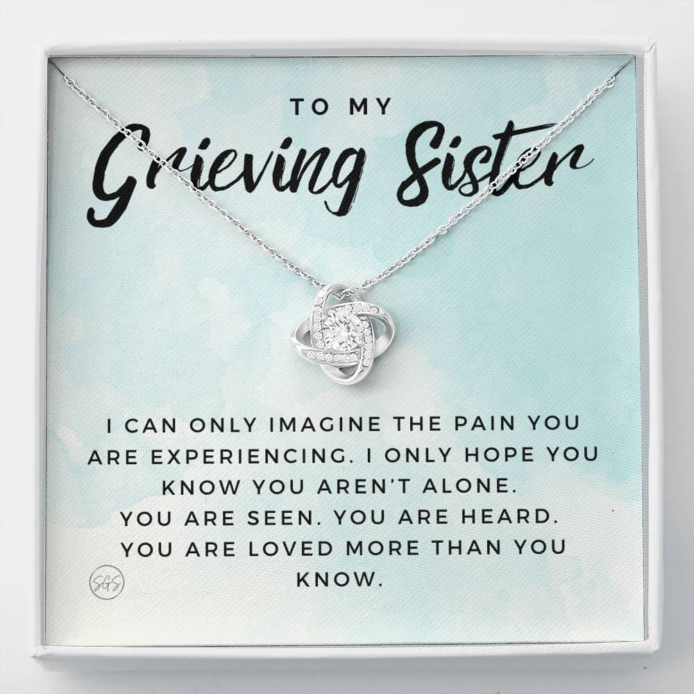 grieving sister 0709f Necklace Love Knot