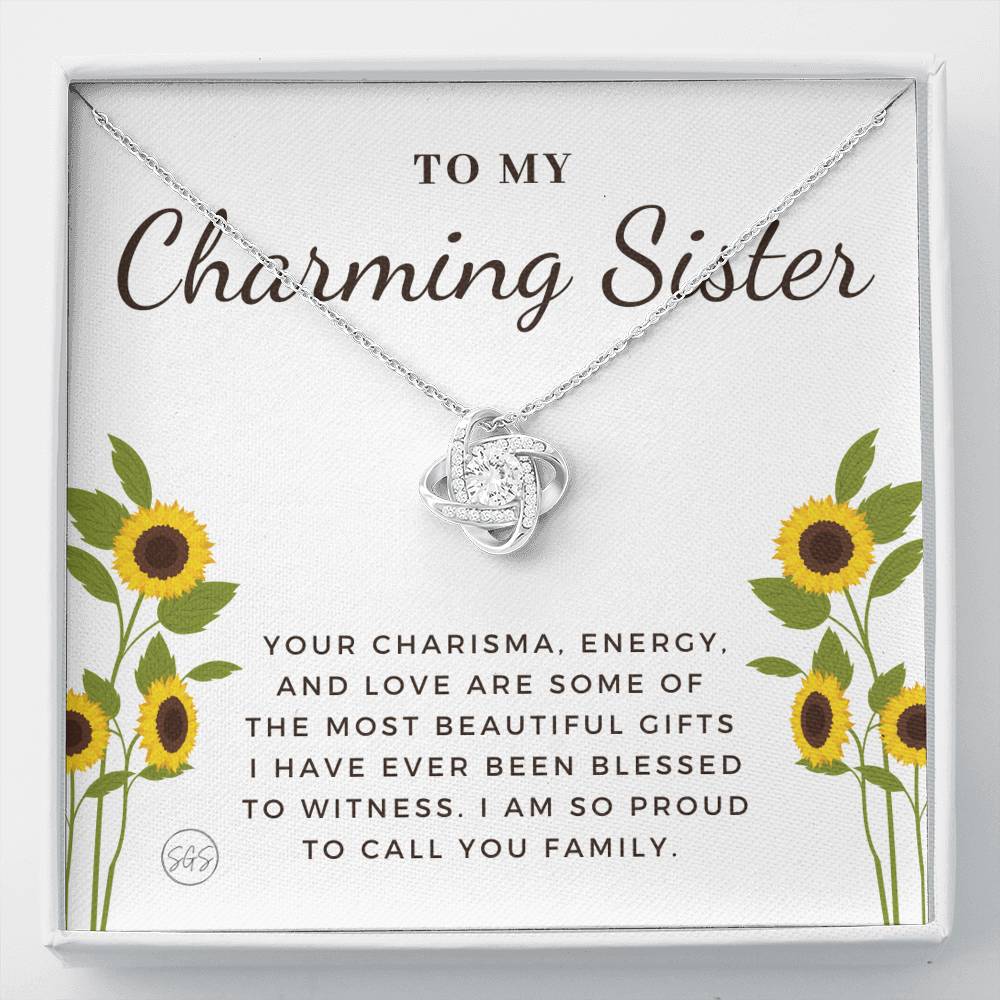 Charming Sister 0706D Necklace Love Knot