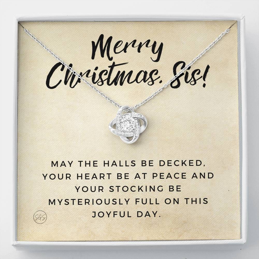 Xmas Sis 0712l Necklace Love Knot