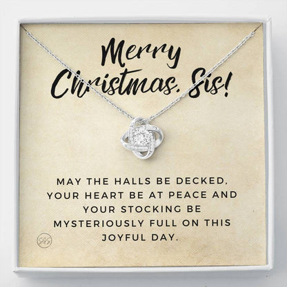 Xmas Sis 0712l Necklace Love Knot