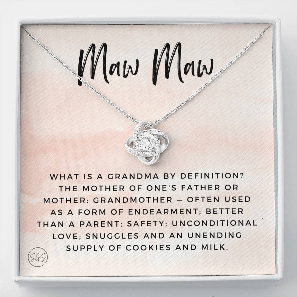 0928 MawMaw Necklace Love Knot