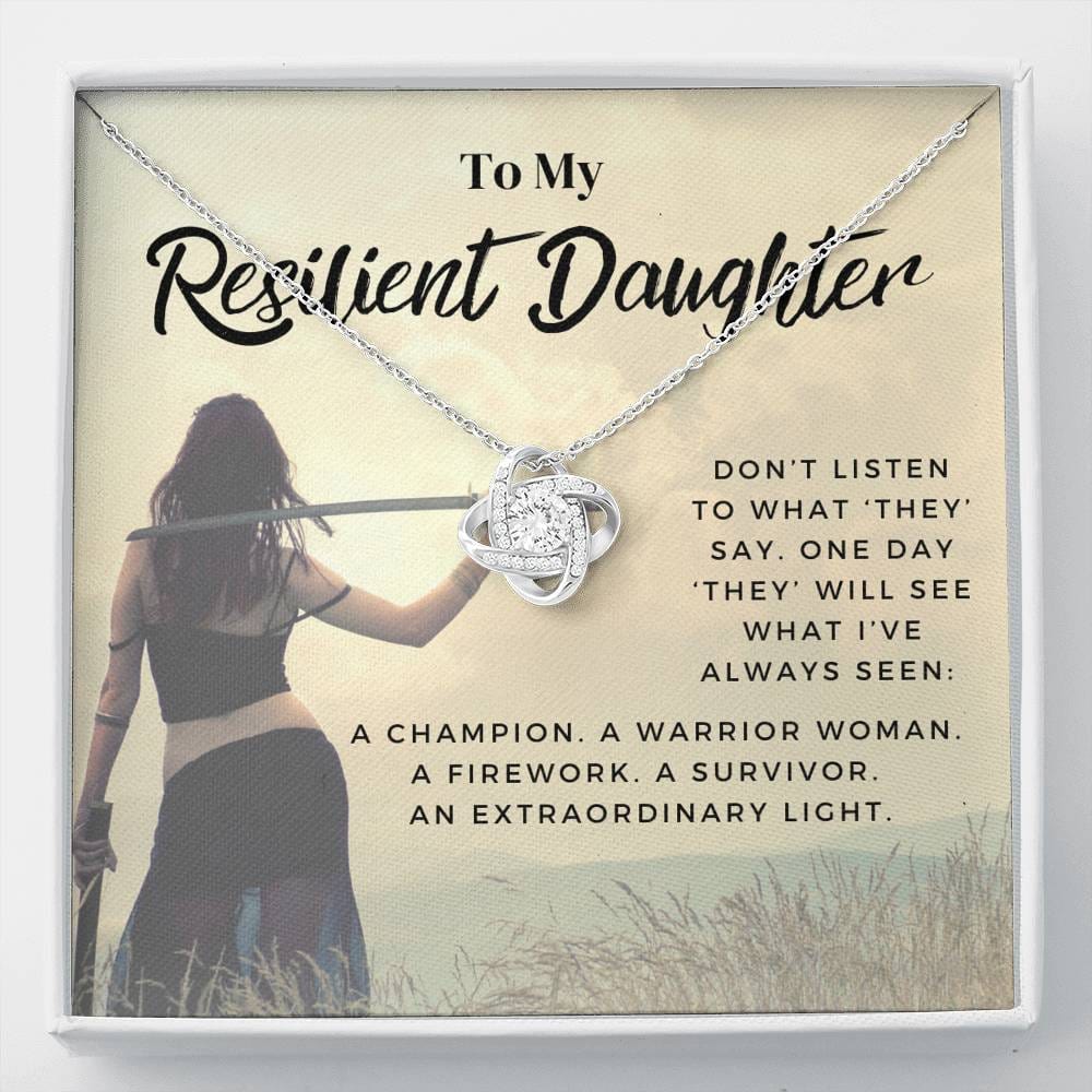 daughter 0721i Necklace Love Knot