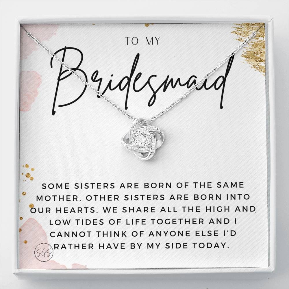 Bridesmaid 0712b Necklace Love Knot