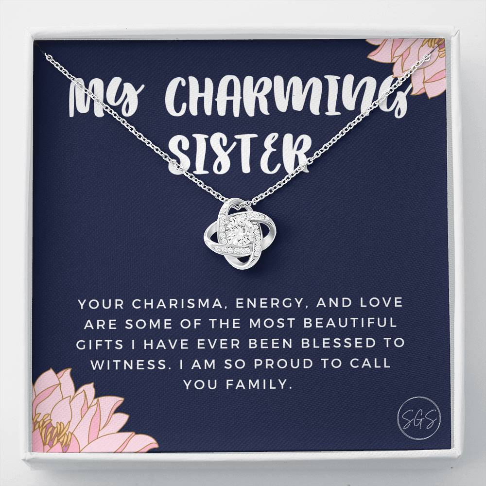 Charming Sister 0706F Necklace Love Knot