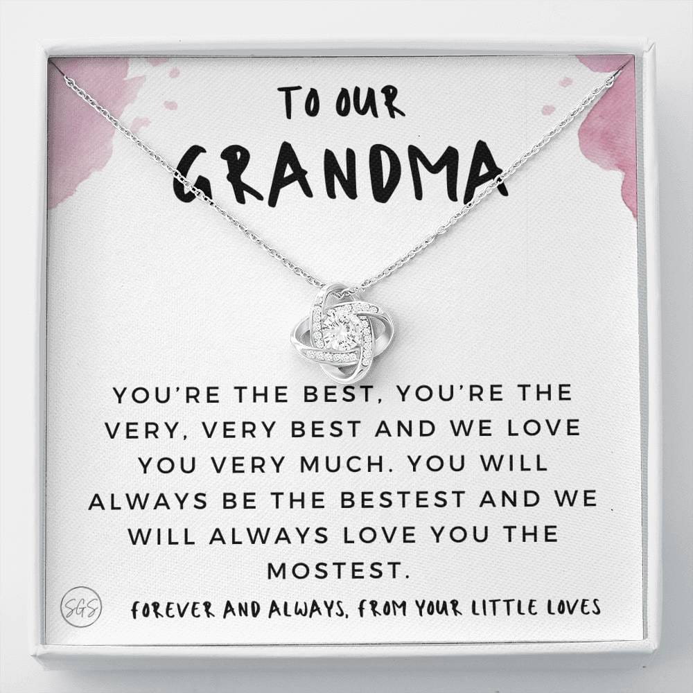 0928 Grandma from Kids Necklace Love Knot