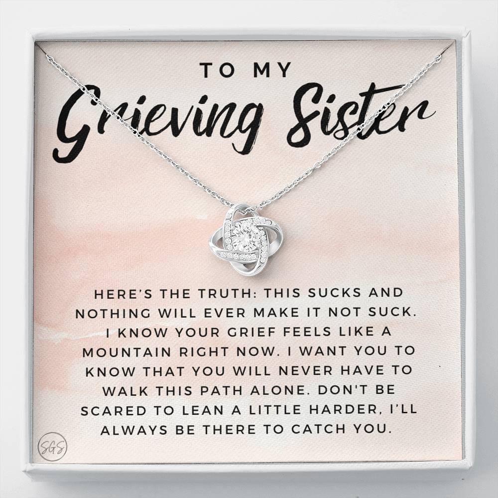 grieving sis 0723h Necklace Love Knot