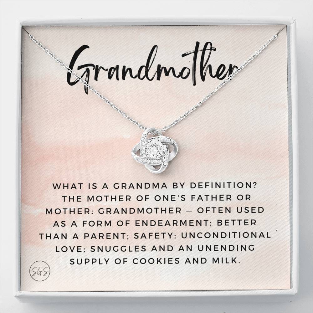 0928 Grandmother Necklace Love Knot