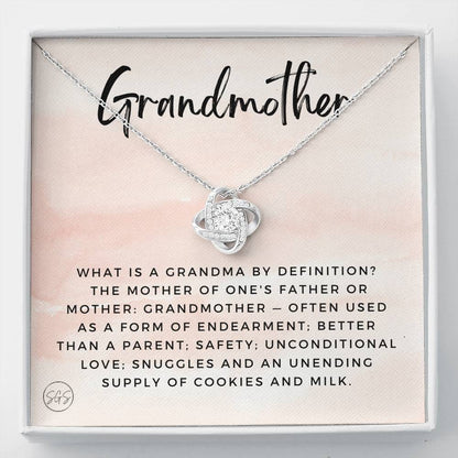 0928 Grandmother Necklace Love Knot