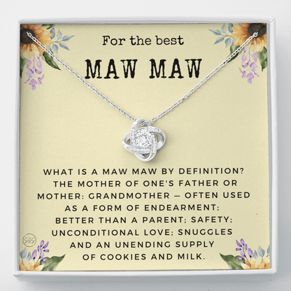 1119mc Necklace Love Knot