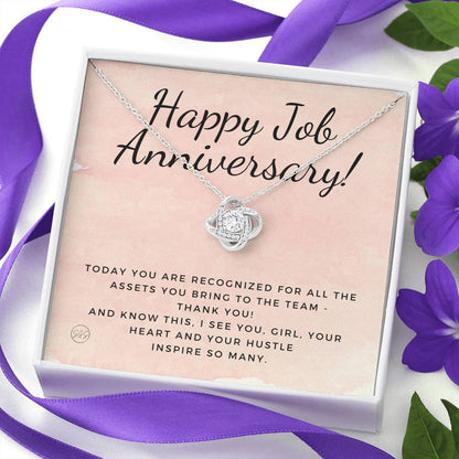Job Anniversary 0707e Necklace Love Knot