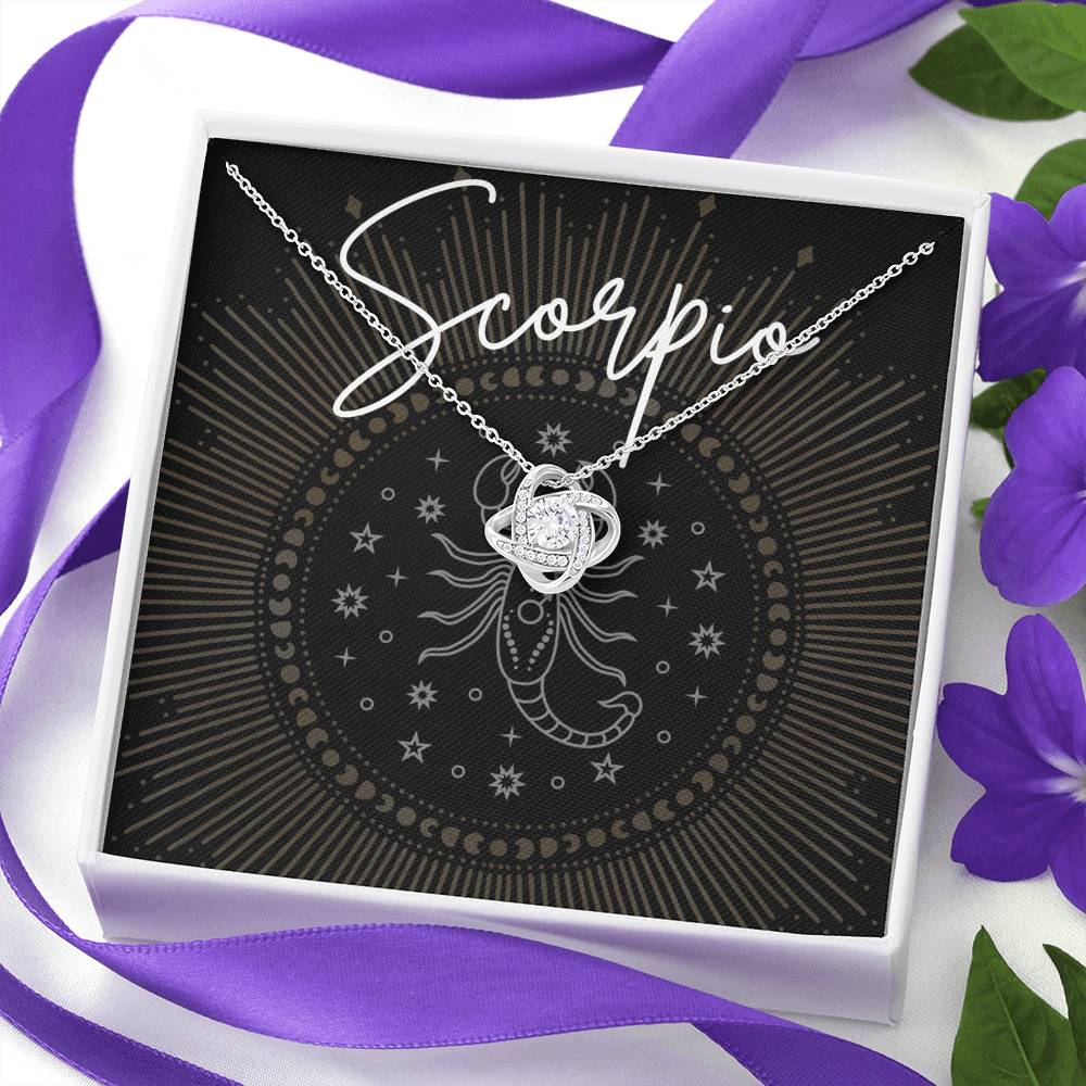 scorpio Necklace Love Knot