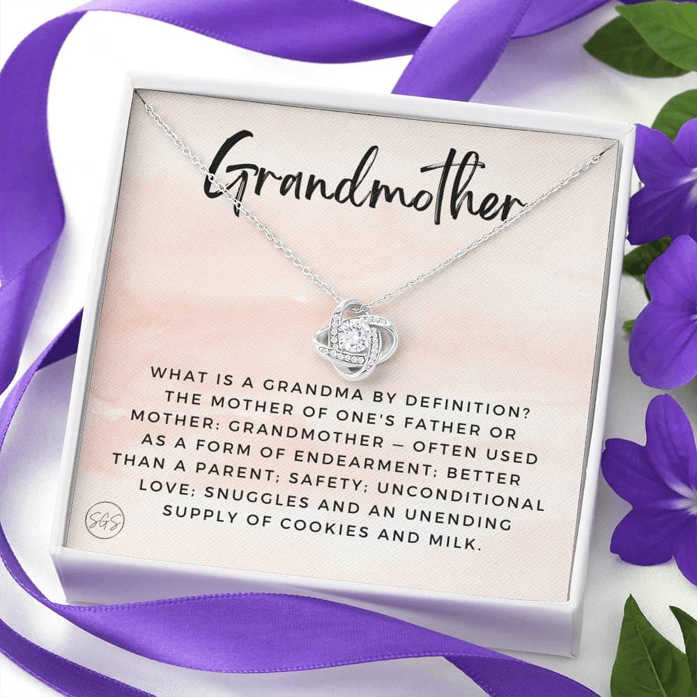 0928 Grandmother Necklace Love Knot