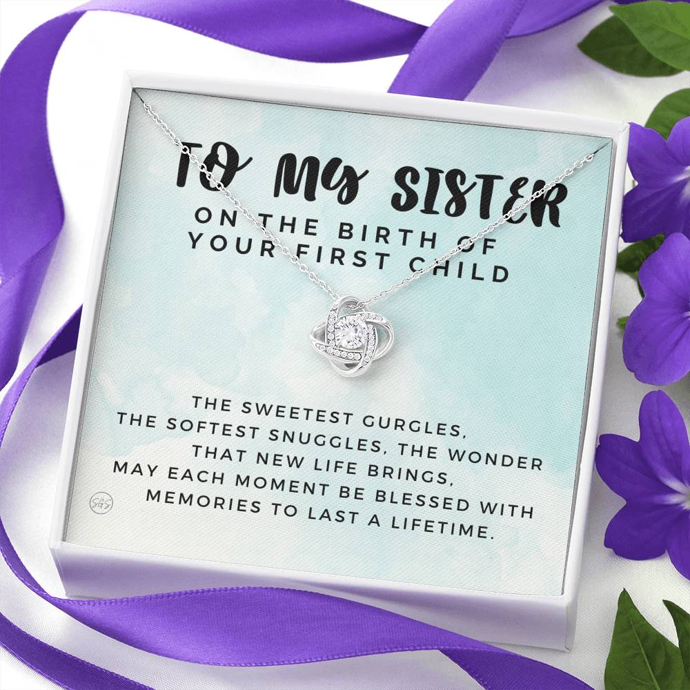 sister first child 0709r Necklace Love Knot