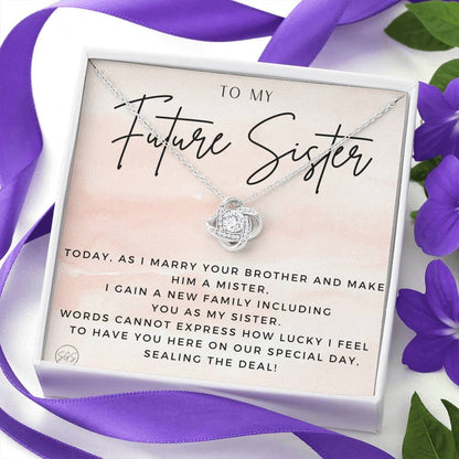 Future Sister 0728a Necklace Love Knot