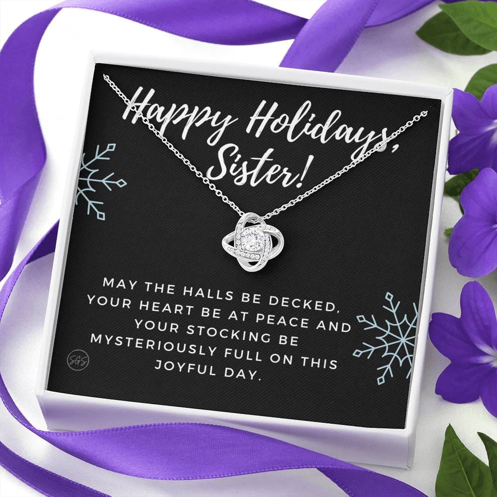 Xmas Sis 0712o Necklace Love Knot