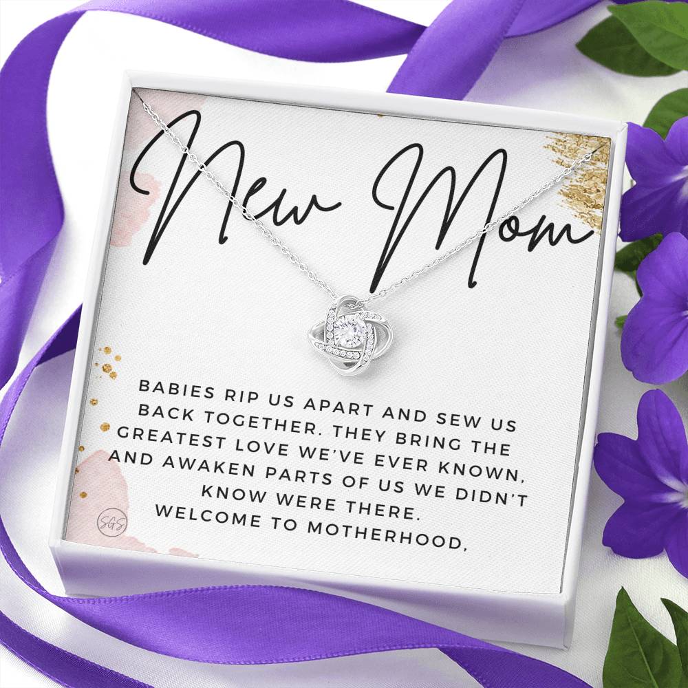new mom 0709k Necklace Love Knot