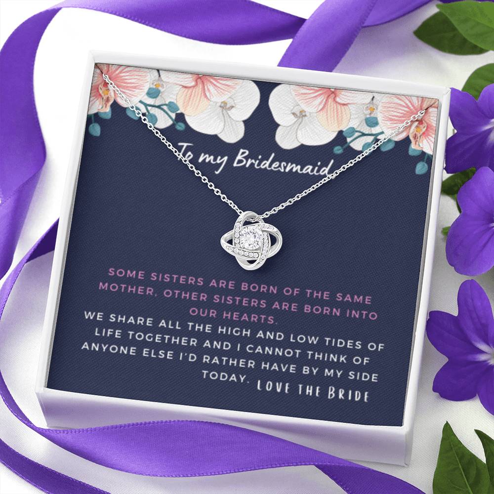 Sisters Born Into Our Hearts - Orchid Love Knot