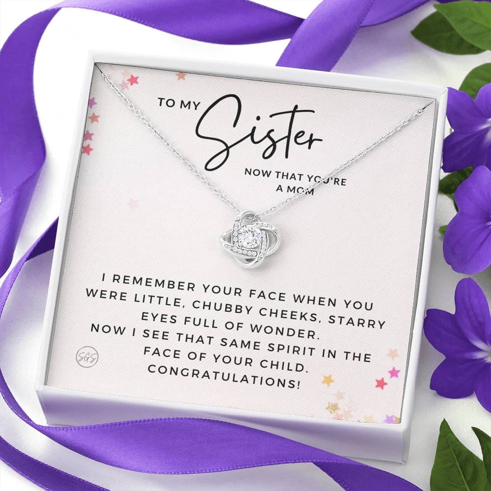 Sister New Mom 0705J Necklace Love Knot