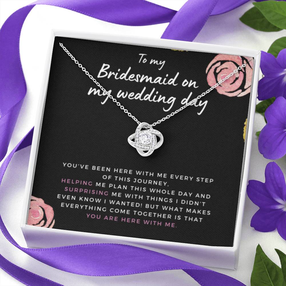 BridesmaidThingsIDidntKnowIWanted Necklace Love Knot