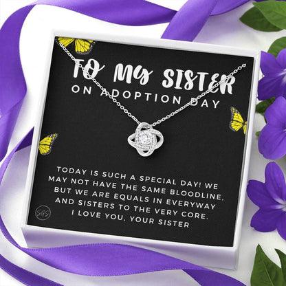 sister adoption 0709h Necklace Love Knot
